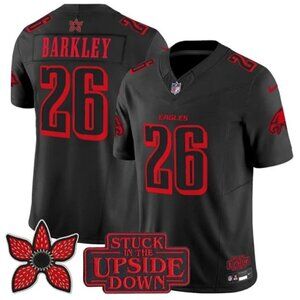Saquon Barkley Black Vapor Jersey 26 Stitched For Mens Youths Select